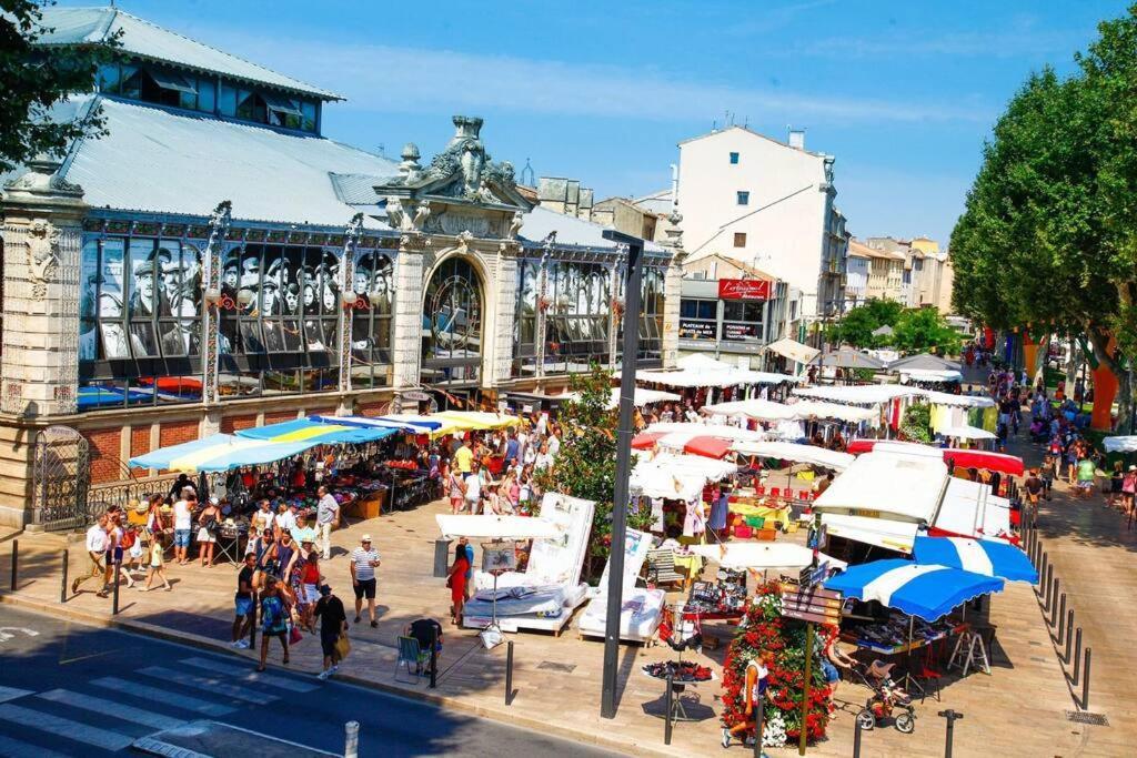 Jolie Studio Dans Le Centre Historique De Narbonne Lägenhet Exteriör bild